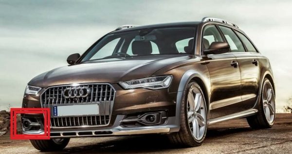 NEW GENUINE AUDI A6 ALLROAD 15-18 FRONT BUMPER LOWER RIGHT O/S AIR GUIDE GRILL 4G0807648G9B9 - Image 2