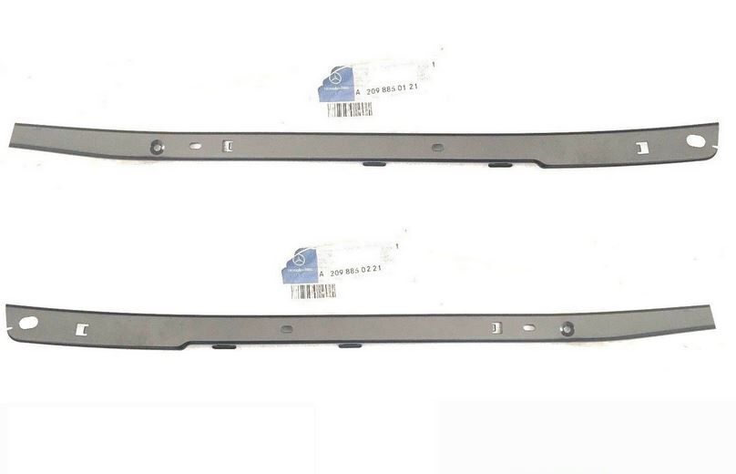 NEW GENUINE MERCEDES BENZ MB CLK CLASS W209 REAR BUMPER MOUNTING RAIL PAIR L+R