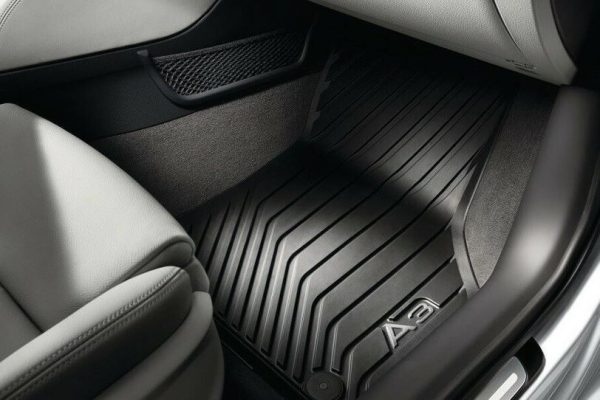 NEW GENUINE AUDI A3 13-16 FRONT BLACK RUBBER FLOOR MATS LHD 8V5061502 041 - Image 4