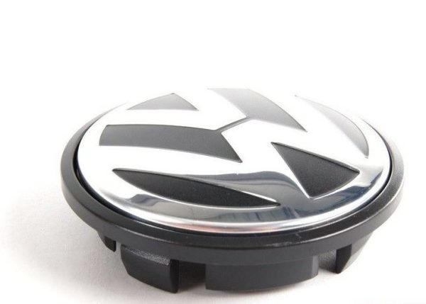 NEW GENUINE VW TRANSPORTER TOUAREG ALLOY WHEEL CENTER HUB CAP LOGO 70MM 4PCS - Image 2