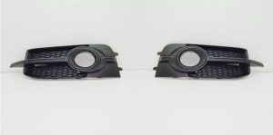 NEW GENUINE AUDI A1 8X 11-14 S-LINE FRONT LEFT RIGHT FOG LIGHT GRILL TRIM SET