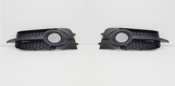 NEW GENUINE AUDI A1 8X 11-14 S-LINE FRONT LEFT RIGHT FOG LIGHT GRILL TRIM SET