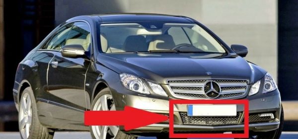 NEW GENUINE MERCEDES BENZ MB E CLASS COUPE W207 FRONT BUMPER CENTER GRILLE A2078850423 - Image 4