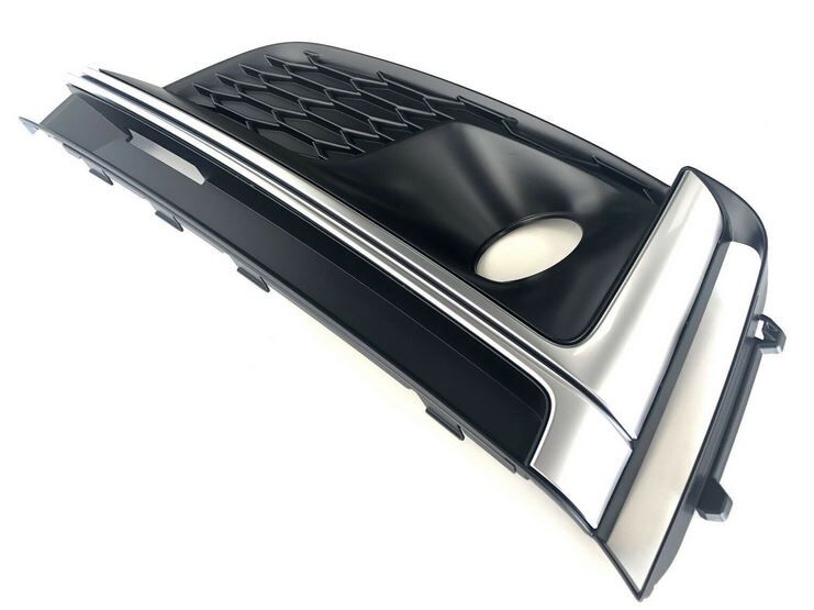 NEW GENUINE AUDI S5 2017-2018 FRONT BUMPER N/S LEFT FOG GRILL 8W6807681J RU6