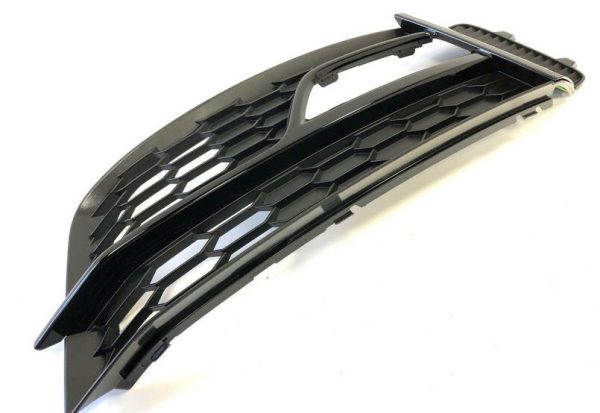 AUDI GENUINE A4 S4 13-16 S-LINE BUMPER N/S LEFT FOG LIGHT GRILL BLACK 8K0807681Q01C - Image 3