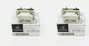 NEW GENUINE MERCEDES BENZ MB C CLASS W205 NUMBER LICENSE PLATE LED LIGHTS 2PCS A0999067000