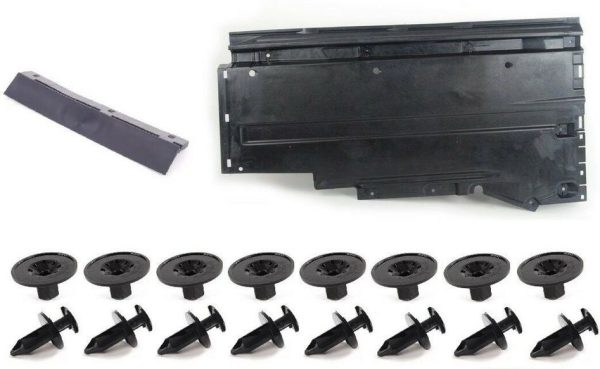 NEW GENUINE AUDI A4 S4 B8 UNDERBODY TRIM LINER COVER LEFT N/S WITH FIXING - Image 2