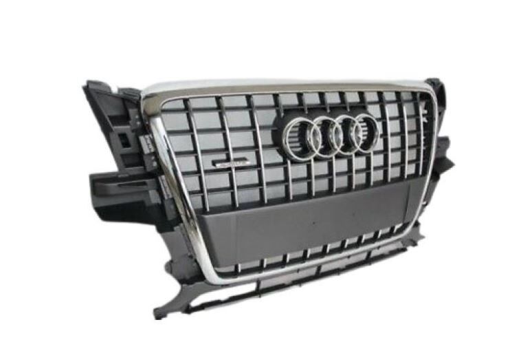 NEW GENUINE AUDI Q5 09-12 GREY FRONT CENTER RADIATOR BUMPER GRILL 8R0853651B1QP