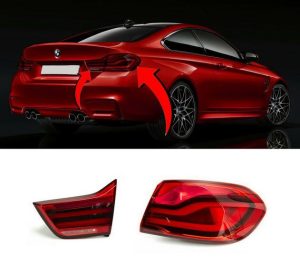 GENUINE BMW 4 F32 F33 F36 FACELIFT LCI LED REAR EURO TAIL LIGHTS RIGHT O/S