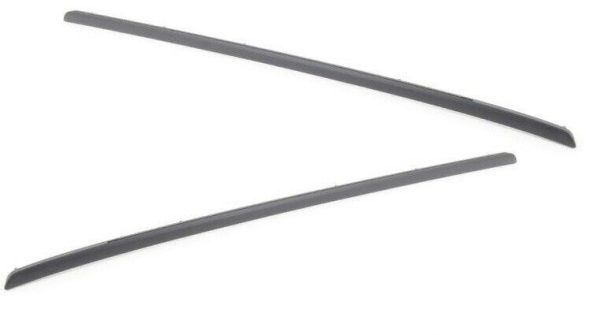 BMW GENUINE 3 E92 E93 06-13 FRONT DOOR ACCENT UPPER BLACK TRIM LEFT AND RIGHT