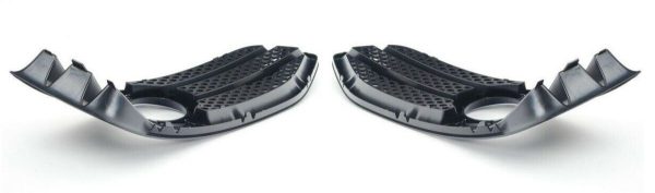 NEW GENUINE AUDI S3 2008-2012 FL FRONT BUMPER FOG LIGHT GRILL PAIR SET N/S O/S - Image 4