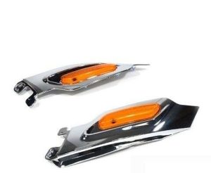 MINI NEW GENUINE R60 R61 SIDE CARRIER TURN SIGNAL TRIM CHROME PAIR SET