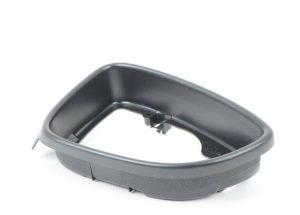 NEW GENUINE VW SCIROCCO 15-17 O/S RIGHT DOOR MIRROR FRAME BLACK 1K8857602A 9B9