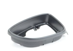 NEW GENUINE VW SCIROCCO 15-17 N/S LEFT DOOR MIRROR FRAME BLACK 1K8857601A 9B9