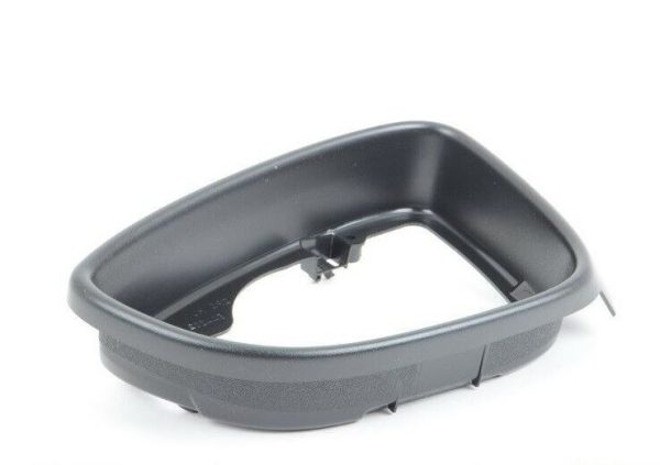 NEW GENUINE VW SCIROCCO 15-17 N/S LEFT DOOR MIRROR FRAME BLACK 1K8857601A 9B9