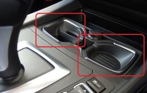BMW NEW GENUINE F20 F21 F22 F23 STORAGE TRAY CUP HOLDER RHD PAIR RIGHT + LEFT