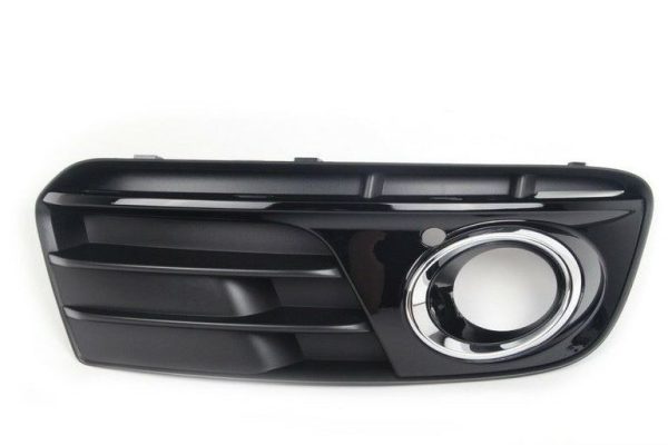 NEW GENUINE AUDI Q5 2013-2016 FRONT O/S RIGHT BUMPER GRILL FOG LIGHT BLACK 8R0807682JBJI