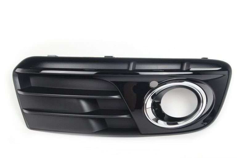 NEW GENUINE AUDI Q5 2013-2016 FRONT O/S RIGHT BUMPER GRILL FOG LIGHT BLACK 8R0807682JBJI