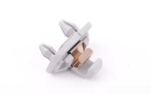 NEW GENUINE AUDI A1 A3 A4 A5 Q3 Q5 TT SUN VISOR CLIP HOLDER SILVER 8W0857562AEP5