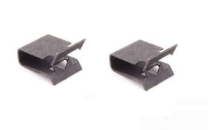 NEW GENUINE AUDI A3 04-08 A4 S4 05-08 FRONT GRILL BADGE EMBLEM CLAMP CLIP 2 PCS 8L0807180