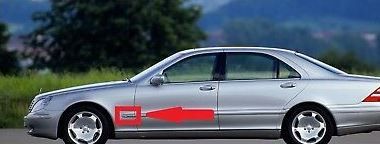 NEW GENUINE MERCEDES BENZ MB S CLASS W220 FRONT LEFT FENDER MOULDING TRIM PRIMED - Image 4