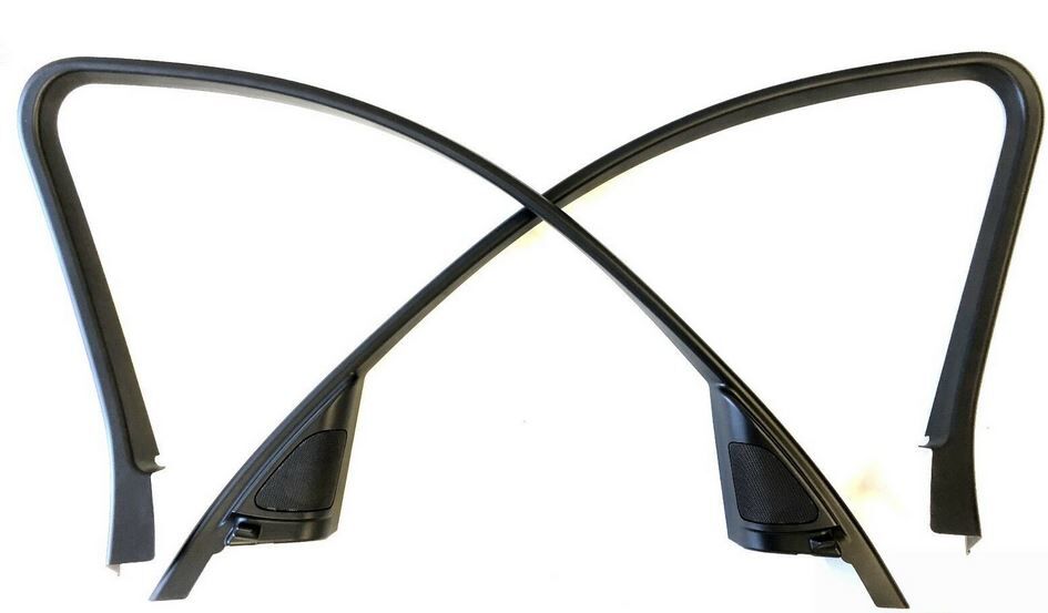 BMW NEW GENUINE 3 SERIES E90 E91 FRONT DOOR SPEAKER TWEETER COVER PAIR SET