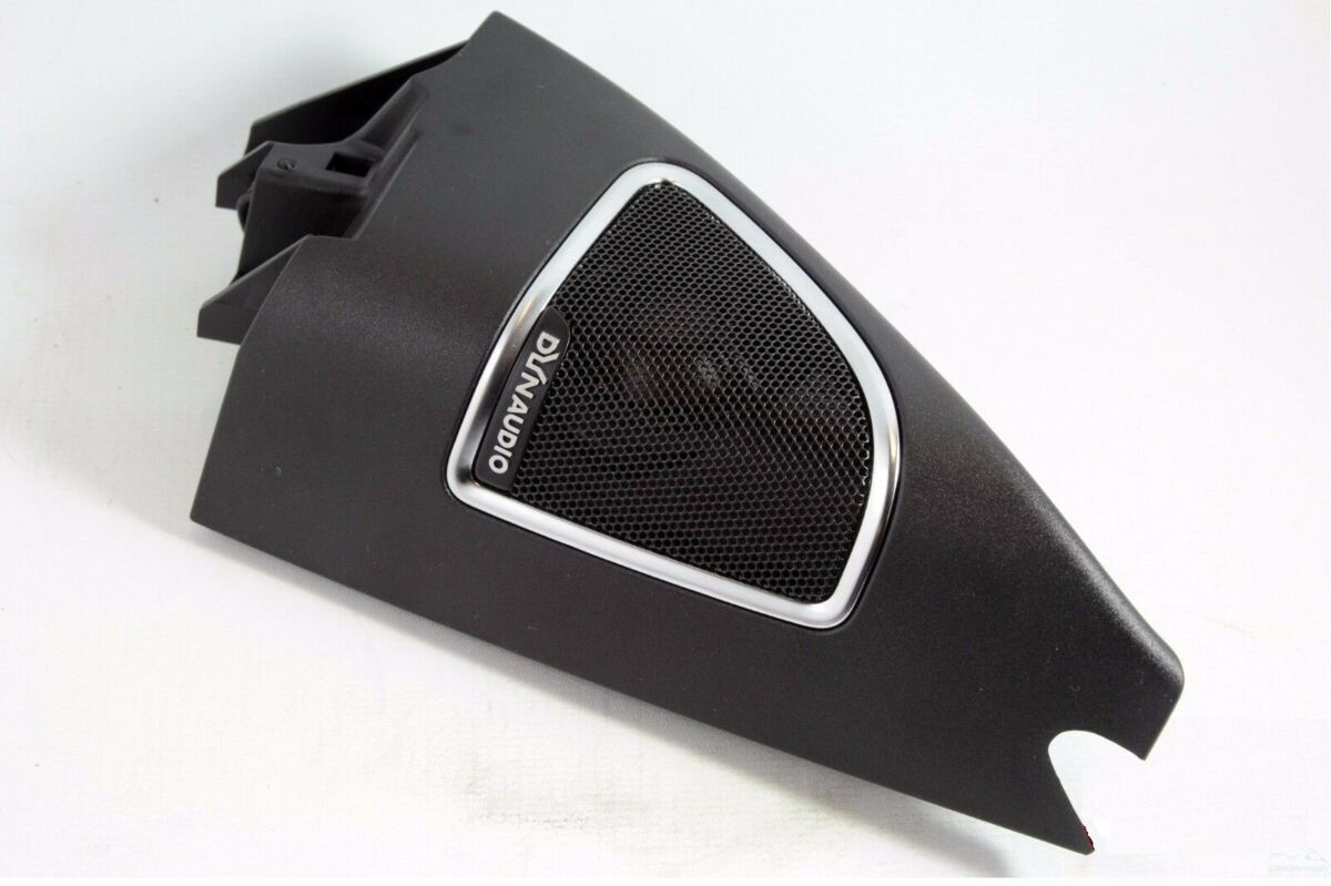 NEW GENUINE VW PASSAT B7 10-15 FRONT RIGHT O/S DOOR BLACK DYNAUDIO TWEETER COVER 3AA837974A9B9 - Image 2