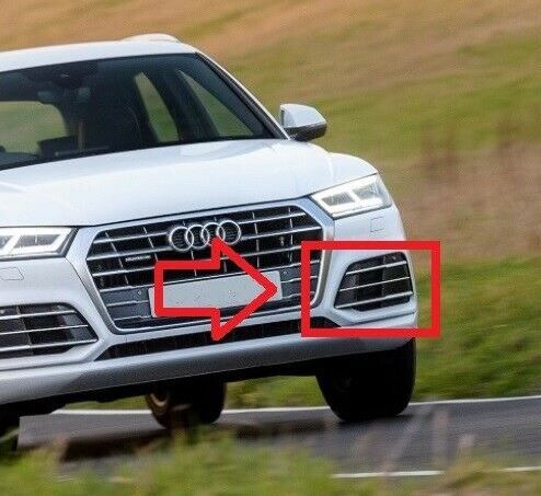 NEW GENUINE AUDI Q5 2017 N/S LEFT AIR INTAKE GUIDE GRILL 80A807679D RU6 - Image 3