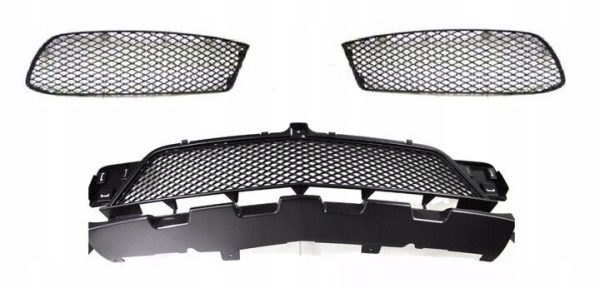 NEW GENUINE MERCEDES BENZ MB A CLASS W176 AMG FRONT BUMPER LOWER GRILL SET