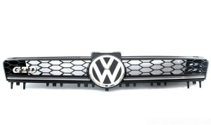 NEW GENUINE VW GOLF GTD MK7 2013-2016 FRONT UPPER CENTER GRILL BLACK 5G0853651AKBTV