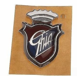 NEW GENUINE FORD GHIA SIDE PANEL BADGE EMBLEM NAME PLATE 1307630