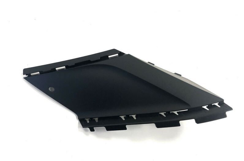 NEW GENUINE VW TOUAREG 15-17 R-LINE FRONT BUMPER LEFT N/S FOG LIGHT TRIM BLACK 7P68078199B9