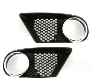 NEW GENUINE MERCEDES BENZ MB CLS W219 AMG FRONT BUMPER FOG LIGHT GRILL SET L+R