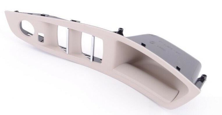 BMW NEW GENUINE 5 SERIES F10 F11 INTERIOR DOOR HANDLE RIGHT OYSTER RHD 51417225872