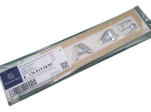 NEW GENUINE MERCEDES BENZ MB A CLASS W176 A45 BADGE DECAL EMBLEM A1768170800