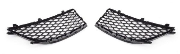 NEW GENUINE AUDI RS4 13-16 N/S LEFT O/S RIGHT FRONT LOWER GRILL GLOSS BLACK SET - Image 2