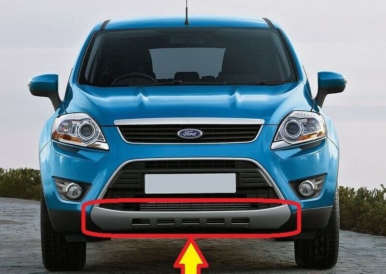 NEW GENUINE FORD KUGA 2008-2012 FRONT BUMPER CENTER LOWER GREY TRIM 1760809 - Image 3