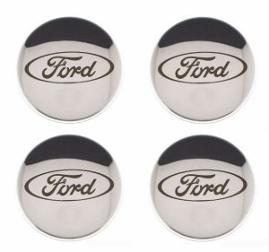 NEW GENUINE FORD ALLOY WHEEL CENTER HUB SILVER COVER CAP 4PCS SET 2100367