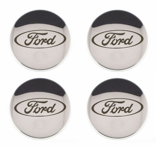 NEW GENUINE FORD ALLOY WHEEL CENTER HUB SILVER COVER CAP 4PCS SET 2100367