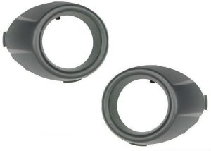 NEW GENUINE FORD FIESTA 08-12 FRONT FOG LIGHT GREY SURROUND FRAME LEFT RIGHT SET