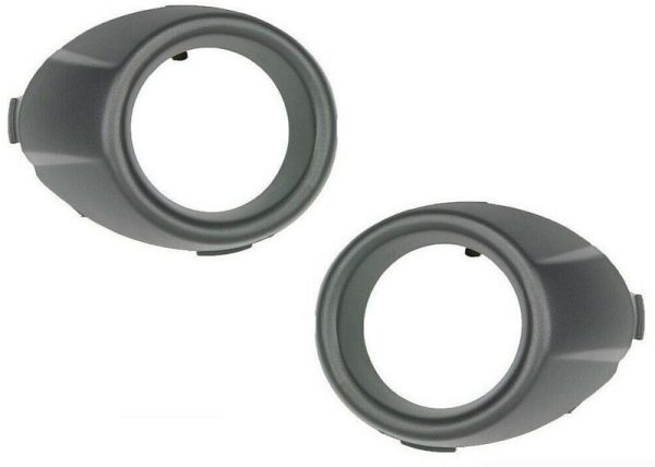 NEW GENUINE FORD FIESTA 08-12 FRONT FOG LIGHT GREY SURROUND FRAME LEFT RIGHT SET
