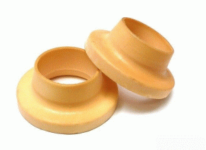 NEW GENUINE AUDI A2 2000-2005 REAR SUSPENSION BUFFER RUBBER BASE 2PCS 8Z0511149A