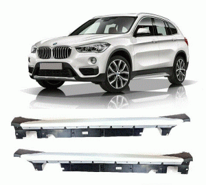 BMW NEW GENUINE X1 SERIES F48 XLINE SIDE SKIRTS WITH CHROME COVER TRIMS KIT SET