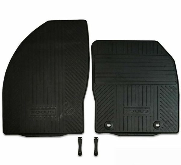 NEW GENUINE FORD FOCUS 2007-2011 FRONT RUBBER FLOOR CARPET MATS RHD 1446089