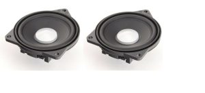 NEW MINI GENUINE R60 COUNTRYMAN MID RANGE LOUDSPEAKERS HIFI HARMAN KARDON PAIR