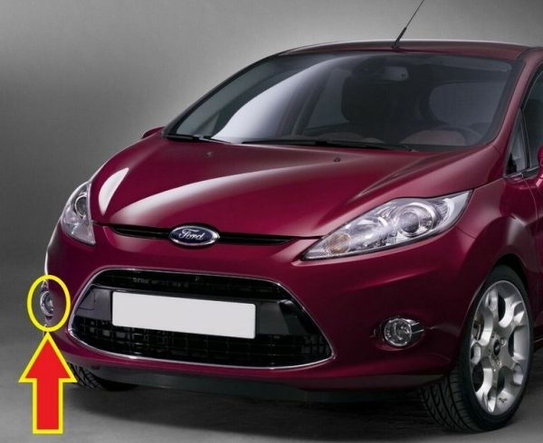 NEW GENUINE FORD FIESTA 08-12 FRONT FOG LIGHT CHROME SURROUND FRAME RIGHT O/S 1544505 - Image 3