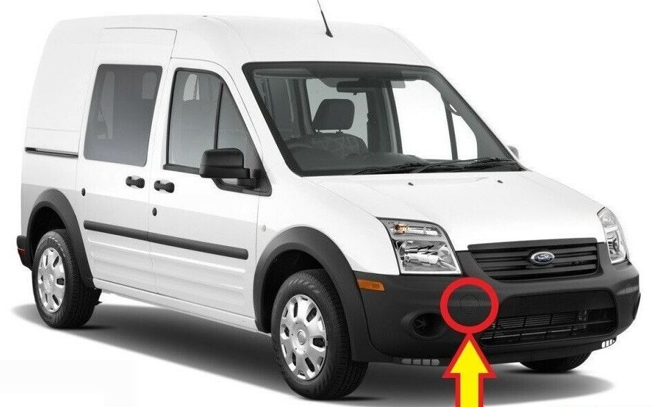 NEW GENUINE FORD TRANSIT CONNECT 09-13 FRONT BUMPER GREY TOW HOOK CAP RIGHT O/S 5028672 - Image 3