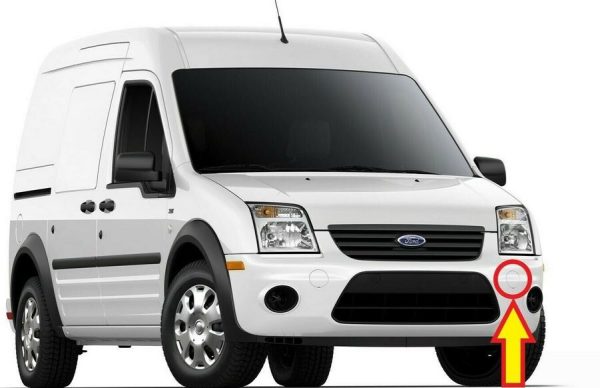 NEW GENUINE FORD TRANSIT CONNECT FRONT BUMPER PRIMED TOW HOOK CAP LEFT N/S 5040833 - Image 3