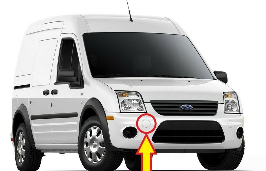 NEW GENUINE FORD TRANSIT CONNECT FRONT BUMPER PRIMED TOW HOOK CAP RIGHT O/S - Image 3