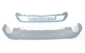 NEW GENUINE BMW X1 F48 X LINE REAR BUMPER DIFFUSER WITH SILVER TRIM SET